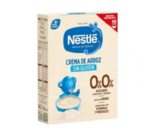 PAPILLA CREMA DE ARROZ 0%AZÚCARES AÑAD NESTLÉ 180 GR.