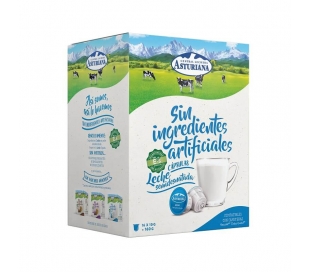 LECHE CAPSULA SEMIDESNATADA ASTURIANA 16 UN.