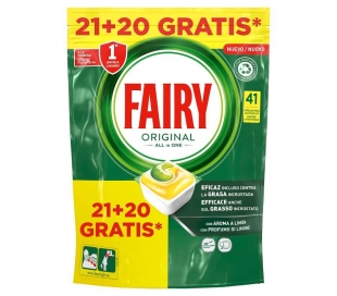 LAVAVAJILLAS ORIGINAL LIMON FAIRY 21+20 CAPSULAS GRATIS