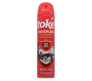 LIMPIAMUEBLES CUIDADO MADERA TOKE 400 ML.