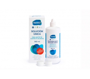 SOLUCION LENTES CONTACTO BLANDAS SENTI2 360 ML.