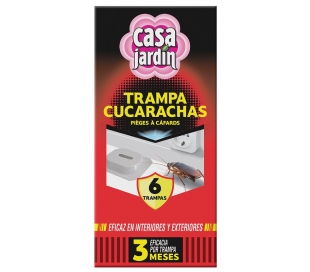 TRAMPA CUCARACHAS CASA JARDIN 6 UN.