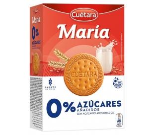 GALLETAS MARIA 0%AZUCARES AÑADIDOS CUETARA 400 GR.