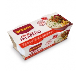 ARROZ CON JALAPEÑO BRILLANTE PACK 2X125 GR.