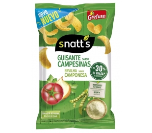 SNACK GUISANTE SABOR CAMPESINAS SNATTS 95 GR.