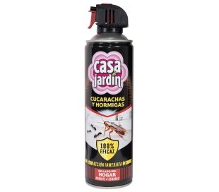 INSECTICIDA CUCARACHAS Y HORMIGAS CASA JARDIN 500 ML.