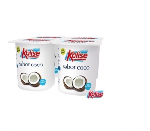 YOGUR SABOR COCO KALISE PACK 4X125 GRS.