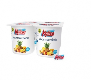 YOGUR SABOR MACEDONIA KALISE PACK 4X125 GRS.