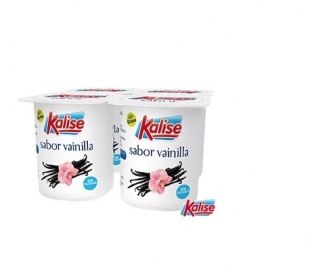 YOGUR SABOR VAINILLA KALISE PACK 4X125 GRS.