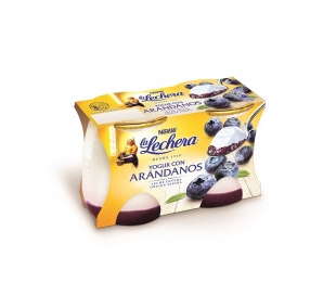 YOGUR C/ARANDANOS LA LECHERA PACK 2X125 GR.