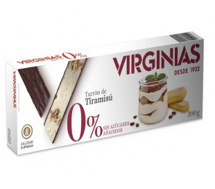 TURRON TIRAMISU SIN AZUCAR VIRGINIAS 200 GR.