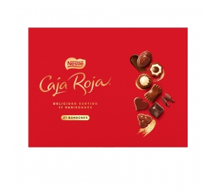 BOMBONES CAJA ROJA NESTLE 198 GR.21 UN.
