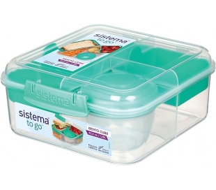 HERMETICO CON COMPARTIM. 1,25 L SISTEMA CON BOTE