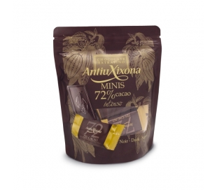 CHOCOLATES 72% CACAO NEGRO MINI ANTIUXIXONA 175 GR.