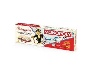TURRON CHOCOLATE C/GALLETA MONOPOLY EL ALMENDRO 150 GR.