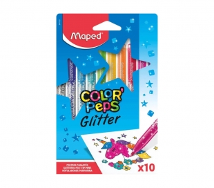 ROTULADORES COLOR GLITTER MAPED TINTA CON PURPURINA