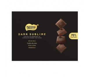 BOMBON DARK SUBLIME 70%CACAO NESTLE 145 GR.