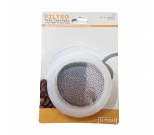 JUNTA Y FILTRO SILICONA KITCHEN&GO PARA CAFETERA DE 12 TAZAS