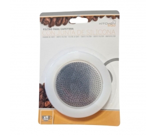 JUNTA Y FILTRO SILICONA KITCHEN&GO PARA CAFETERA DE 9 TAZAS