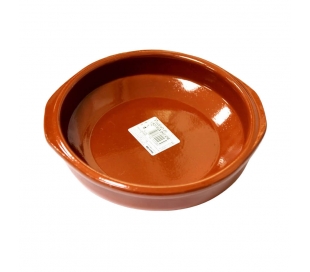 CAZUELA DE BARRO LA LOZA 20 CM.