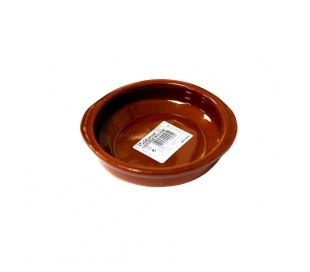 CAZUELA BARRO CON ASA LA LOZA 12 CM