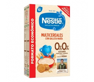 PAPILLA MULTICEREALES CON GALLETA MARÍ NESTLÉ 255 GR.