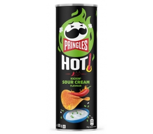 PAPAS HOT SOUR CREAM FLAVOUR PRINGLES 160 GR.