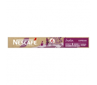 CAFÉ CÁPSULA INDIA ESPRESSO NESCAFÉ FARMER ORIGINS 10 UN.