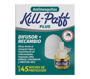 ANTIMOSQUITOS DIFUSOR+RECAMBIO KILL-PAFF 1 UN.