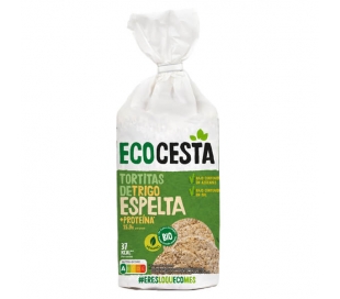 TORTITAS BIO TRIGO ESPELTA+PROTEÍNA ECOCESTA 108 GR.