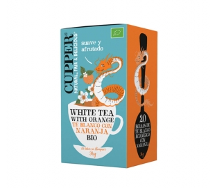 INFUSIONES BIO TÉ BLANCO C/NARANJA CUPPER 34 GR.20 UN.