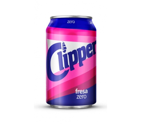 refresco-fresa-zero-lata-clipper-33-cl