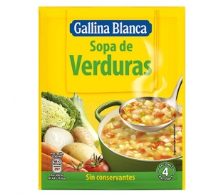 SOPA VERDURAS GALLINA BLANCA 51 GR.