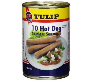 SALCHICHAS PERRO CALIENTE TULIP 200 GR.