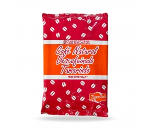 CAFÉ TUESTE NATURAL DESCAFEINADO MO TAMARINDO 250 GR.