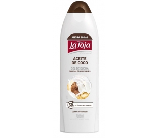GEL BAÑO ACEITE DE COCO LA TOJA 600 ML.