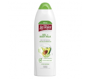 GEL+BODYMILK AROMA A AGUACATE LA TOJA 600 ML.