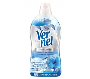 SUAVIZANTE CONCENTRADO FRESH CONTROL VERNEL 60 LAV.1080 ML.