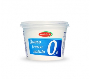 QUESO FRESCO BATIDO NATURAL MARGUI 500 GR.