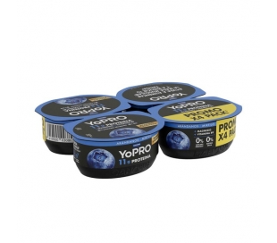 YOGUR ARANDANOS YOPRO PACK 4X120 GR.