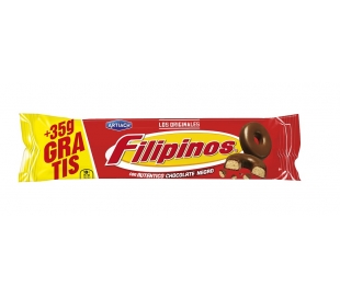 GALLETAS FILIPINOS CHOCOLATE NEGRO ARTIACH 93 GR+35 GR.GRATIS