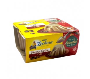 PANNA COTTA CAFÉ LA LECHERA PACK 4X100 GR.
