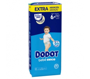 PAÑAL 14-20 KG.TALLA 6 DODOT 48 UN.