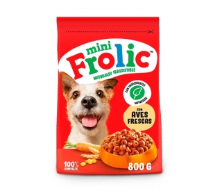 COMIDA PERRO CON AVES FRESCAS FROLIC 800 GR.