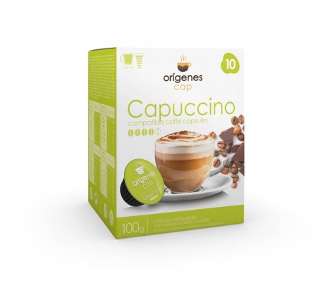 CAFÉ CÁPSULA CAPUCCINO ORÍGENES 10 CAPSULAS