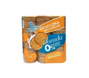 GALLETAS DIETÉTICAS DORADA FAMILY BISCUITS PACK 3X200GR.