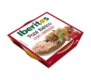 PATÉ IBÉRICO CON CEREZAS IBERITOS 70 GR.