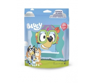 ESPONJA BAÑO BLUEY SUAVIPIEL 1 UN.