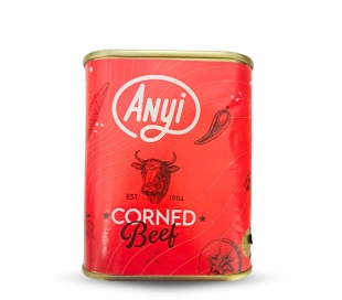 CORNED BEEF VACUNO ANYI 340 GRS.