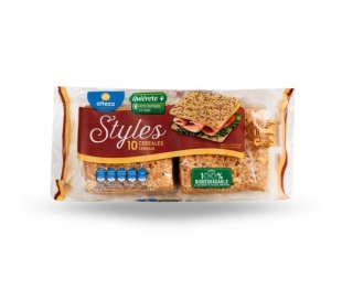 PAN SANDWICH 10 CEREALES ALTEZA 310 GR.